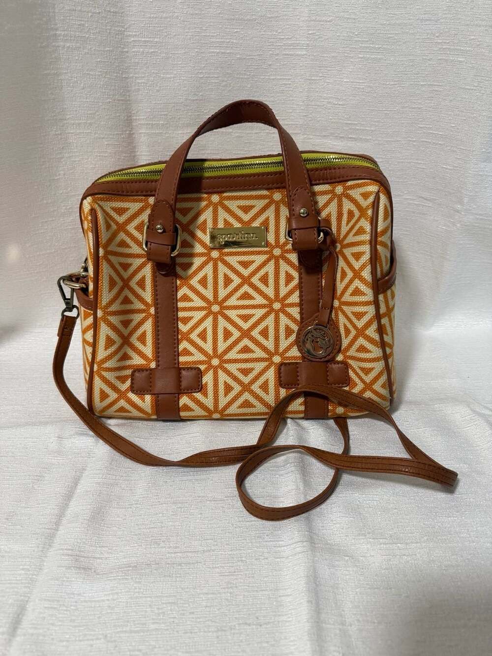 Spartina 449 Yemassee Trail Fold-Over Satchel Crossbody Bag